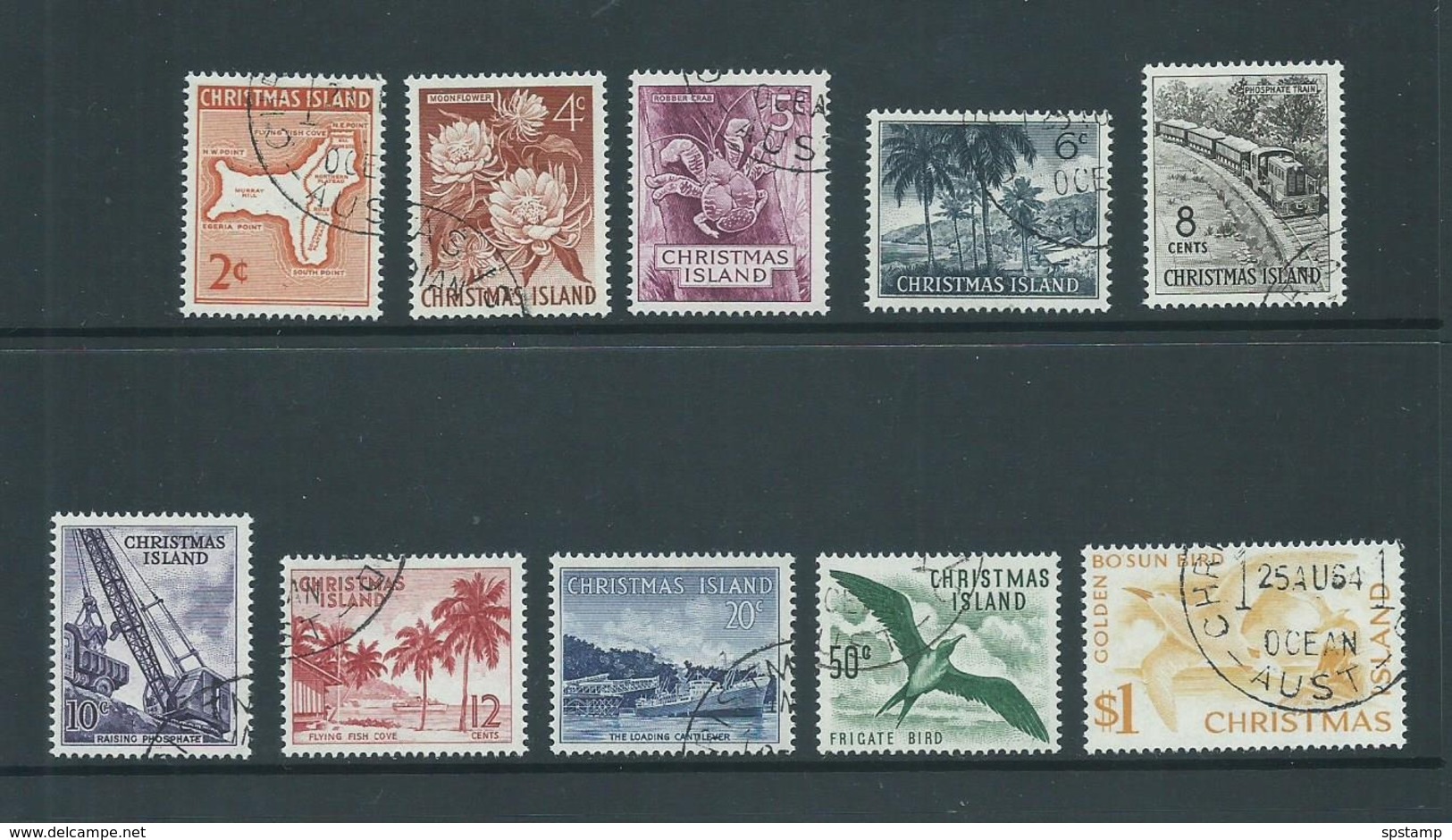 Christmas Island 1963 Definitive Set 10 FU - Christmas Island