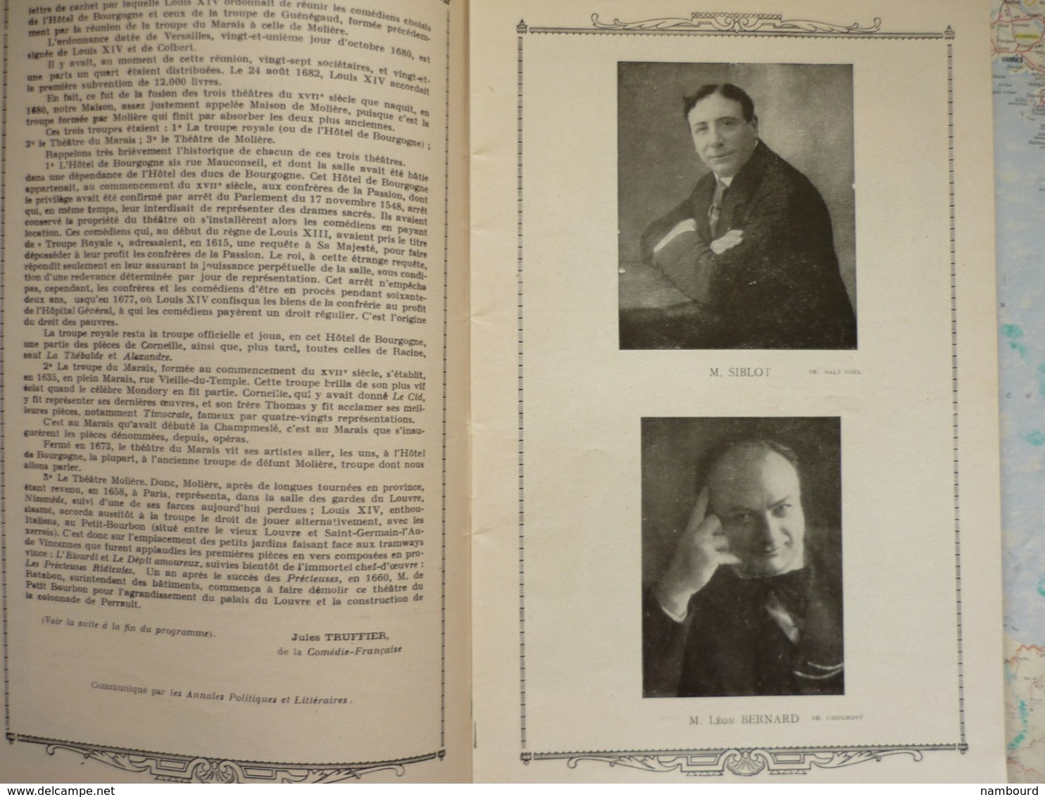 Les Marionnettes De M.Pierre Wolff 18 Décembre 1922 Comédie Française - Programmes