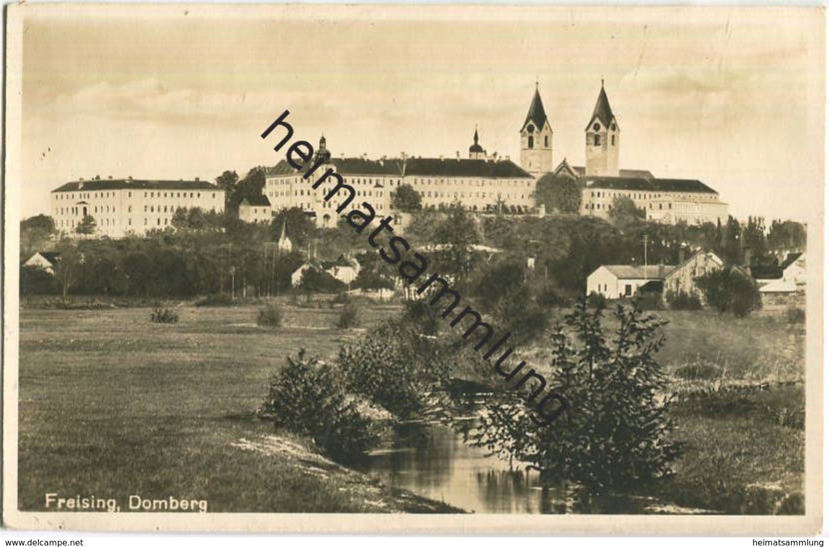 Freising - Domberg - Foto-AK - Verlag Gebr. Metz Tübingen Gel. 1946 - Freising