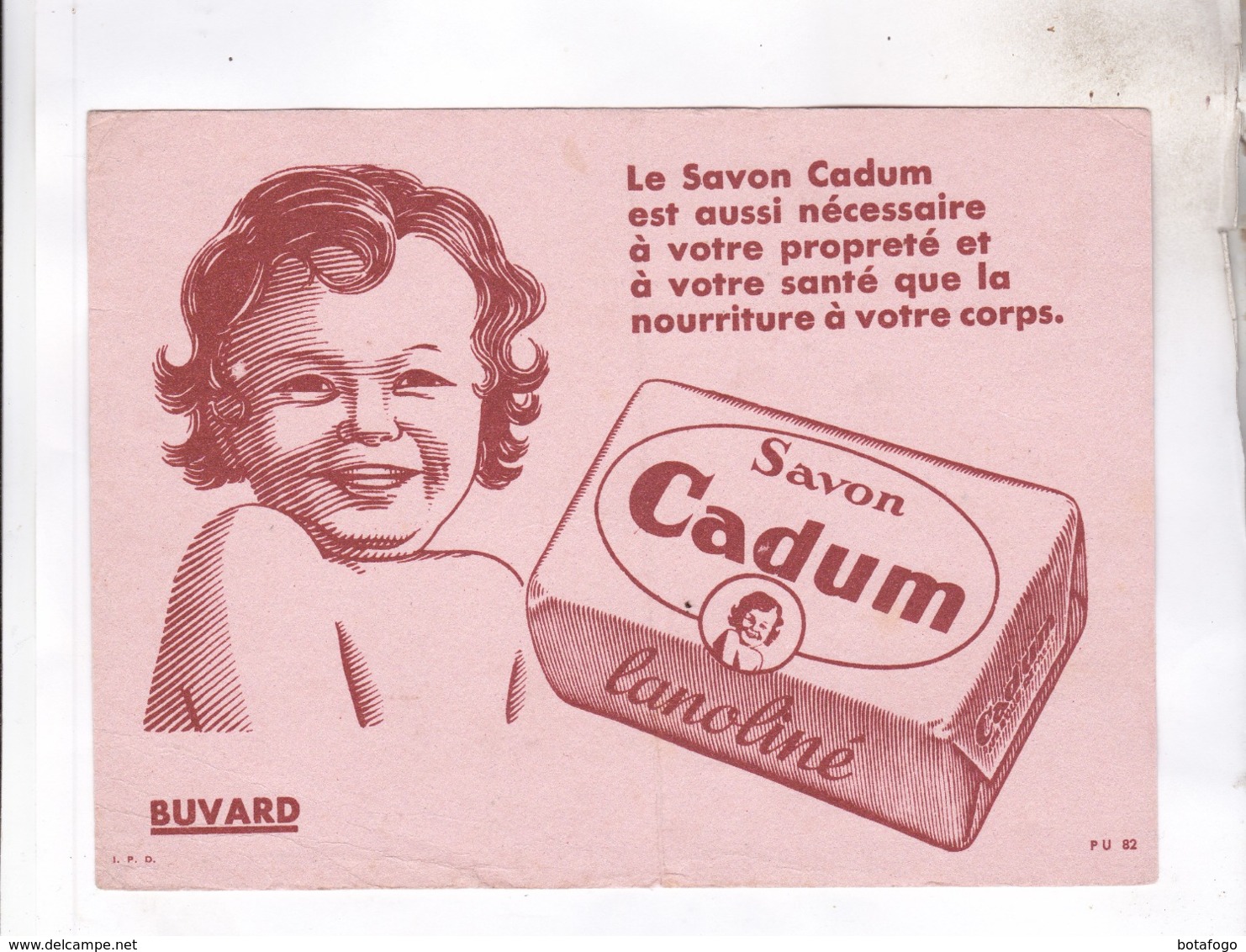 BUVARD SAVON CADUM - Parfums & Beauté