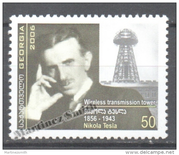 Georgie - Georgia 2006 Yvert 414, Personality. Nikola Tesla - MNH - Georgia