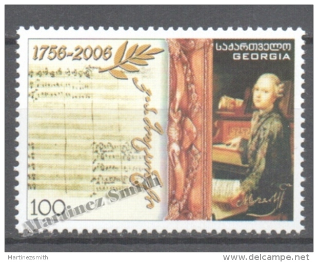 Georgie - Georgia 2007 Yvert 434, Personality. Music. Wolfgang Amadeus Mozart - MNH - Georgien