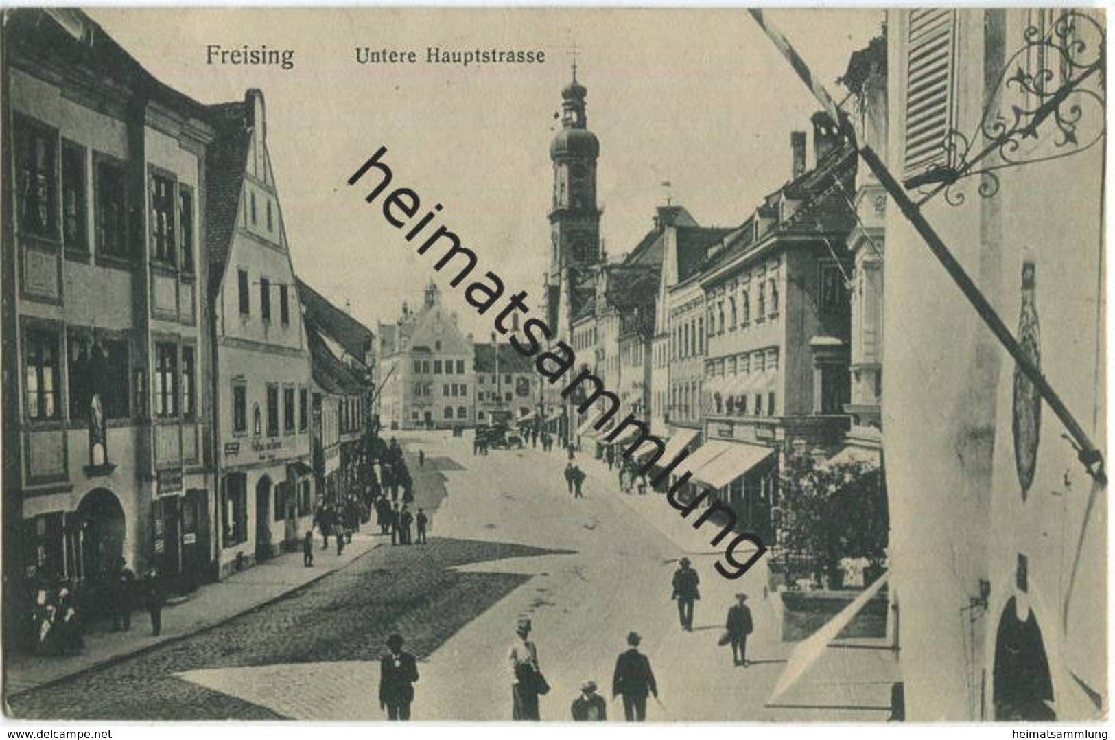 Freising - Untere Hauptstrasse - Verlag Ottmar Zieher München Gel. 1911 - Freising