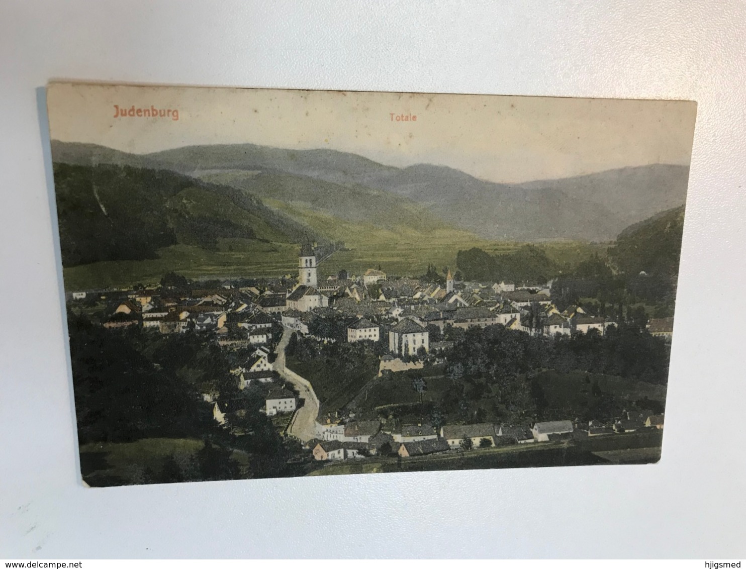 Austria Österreich Austro Hungarian Monarchy Judenburg Totale View Church Road 11519 Post Card Postkarte POSTCARD - Judenburg