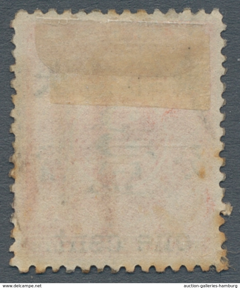 China: 1897 - 3 Cents Red Revenues With Overprint "one Cent" And "2 Cents", Used In Good Condition. - 1912-1949 Republic