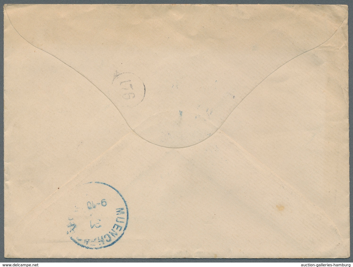 Japan: 1883/99, Registered Letter From "YOKOHAMA 24 JUN 99" Franked With 5 S.UPU Koban Vertical Pair - Other & Unclassified