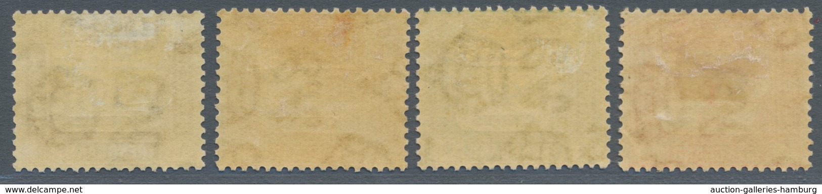 Malaiische Staaten - Trengganu-Portomarken: 1937, Postage Dues Complete Set Of Four, Mint Hinged And - Trengganu