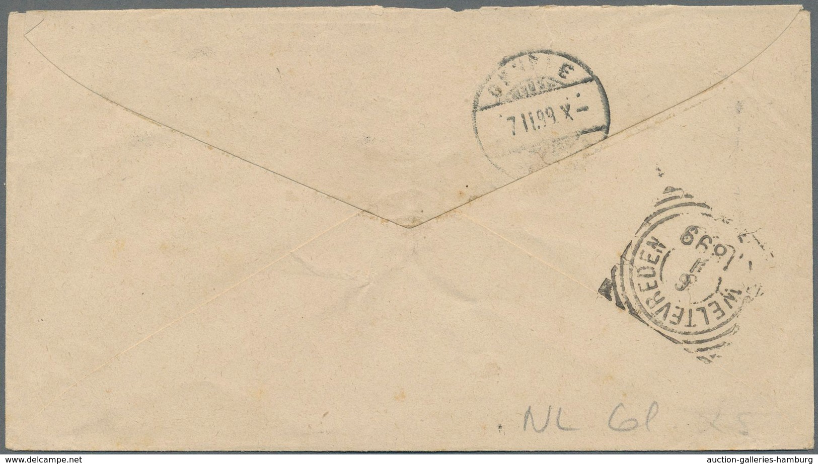 Niederländisch-Indien: 1899-1901, Three Postal Stationery Envelopes, With 1) Env. 15c. Olive Brown U - Niederländisch-Indien