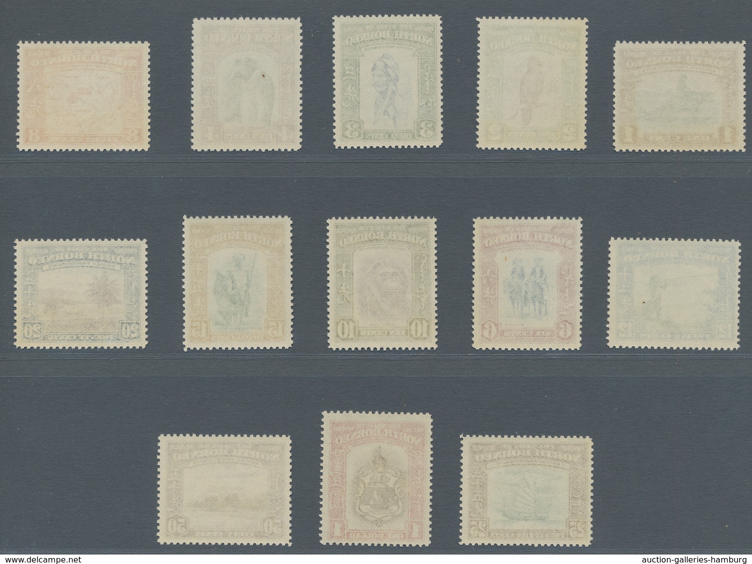 Nordborneo: 1939, Definitives, Complete Set In Excellent Condition, Mint Without Hinged. A Rare Occa - Nordborneo (...-1963)