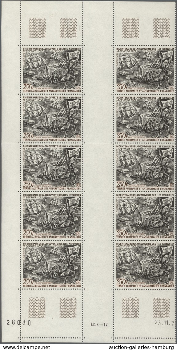 Französische Gebiete In Der Antarktis: 1972, Bicentenary Of Discovery Of Kerguelen Islands, Airmail - Sonstige & Ohne Zuordnung