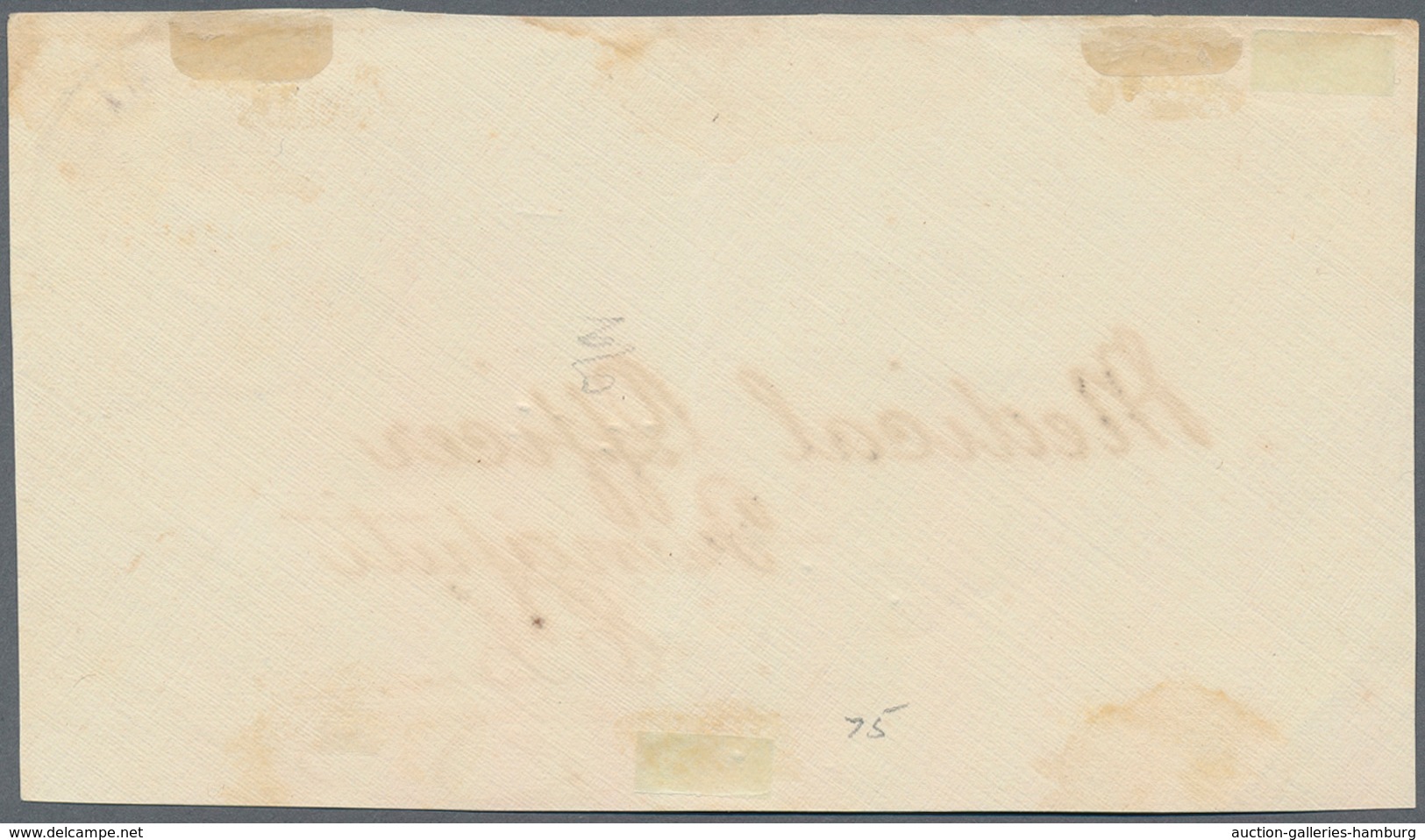 Gilbert- Und Ellice-Inseln: 1880 (ca.), Cover Frontside With Post Office-cancel "GILBERT AND ELLIS I - Gilbert- Und Ellice-Inseln (...-1979)