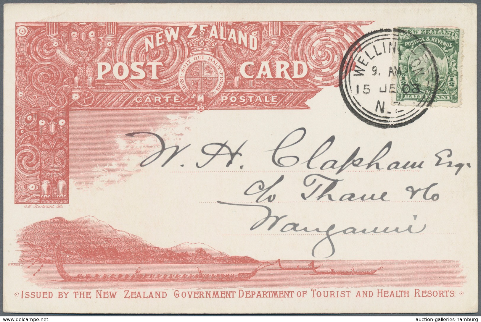 Neuseeland: 1903 (15.6.), Nine Different Picture Postcards 'Issued By The New Zealand Government Dep - Sonstige & Ohne Zuordnung