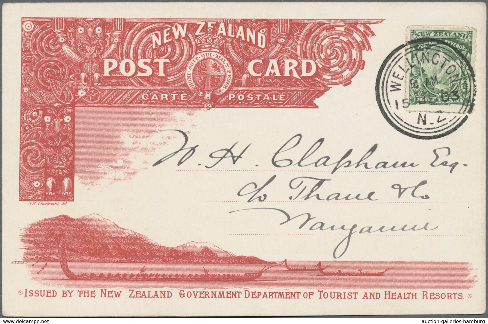 Neuseeland: 1903 (15.6.), Nine Different Picture Postcards 'Issued By The New Zealand Government Dep - Other & Unclassified