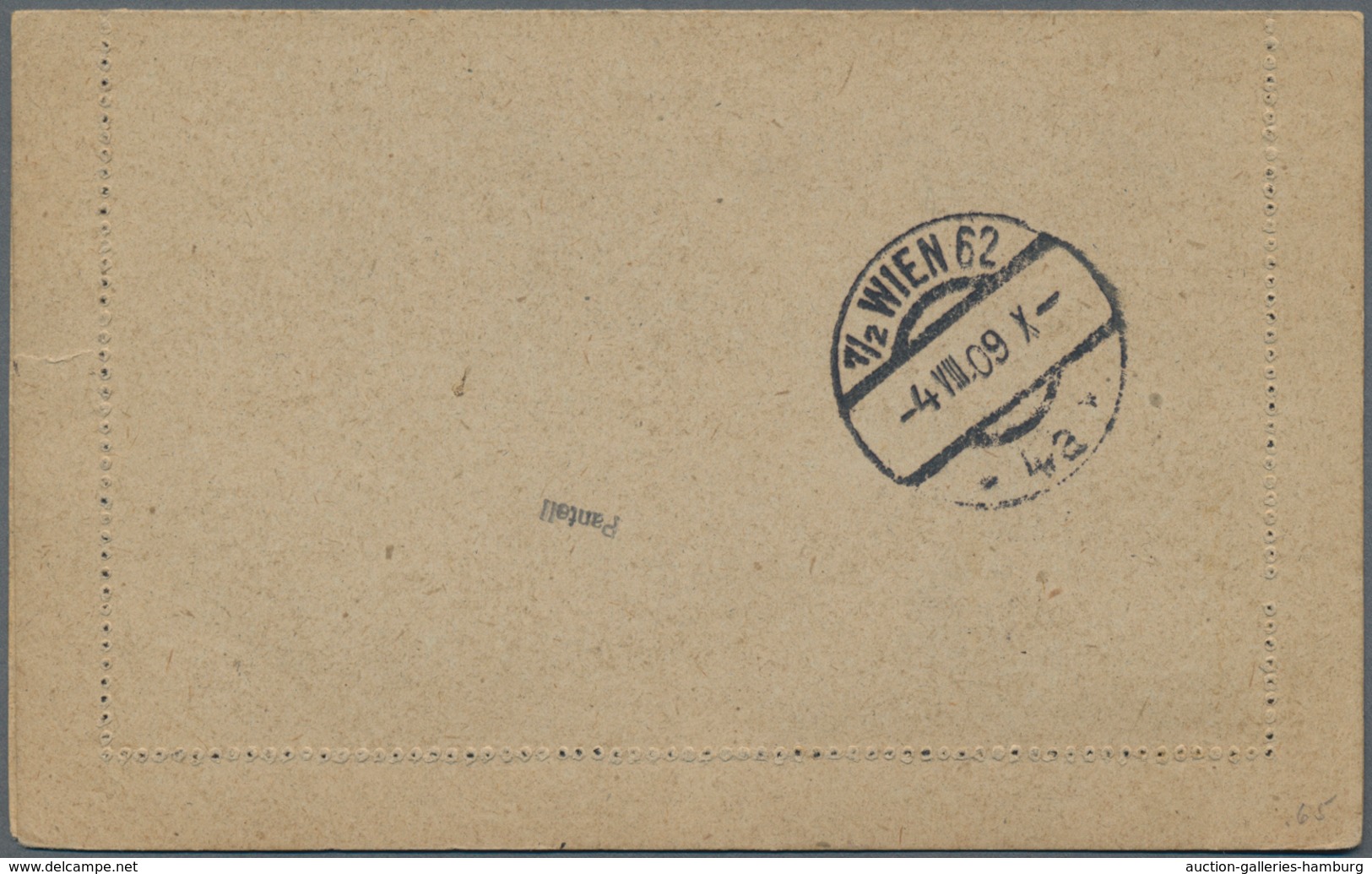 Madagaskar: 1897 Uprated With 10 Cent. Red Postal Stationery Lettercard Sent 1909 From Diego-Suarez - Sonstige & Ohne Zuordnung