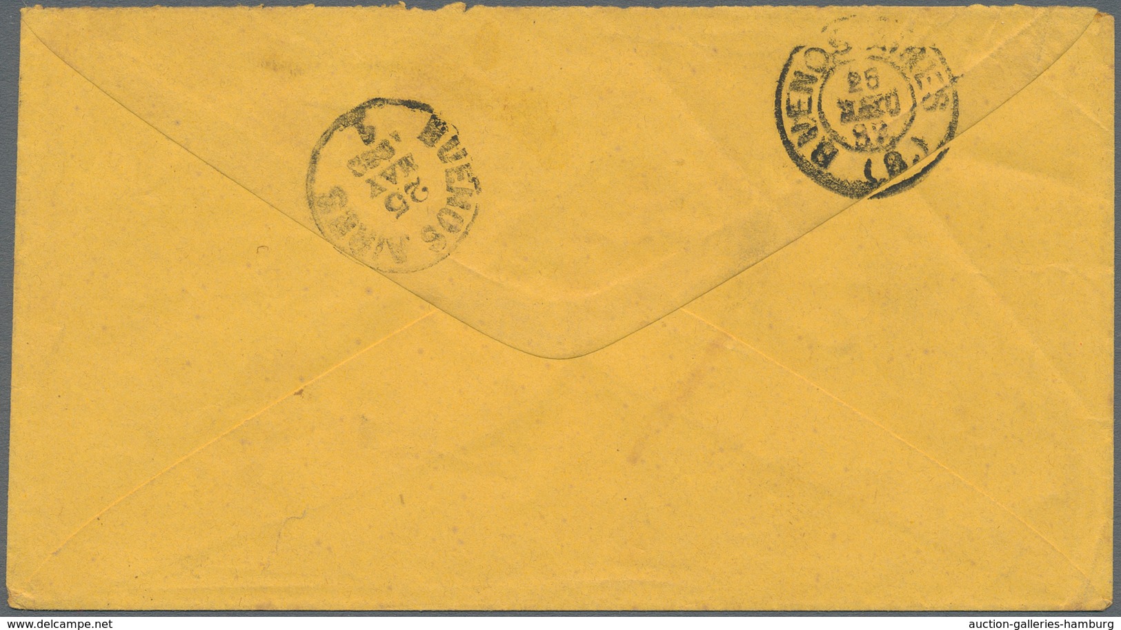 Argentinien: 1882 EXHIBITION: Stampless Envelope From The "Comision De La Exposicion 49 Rivadavia, C - Other & Unclassified