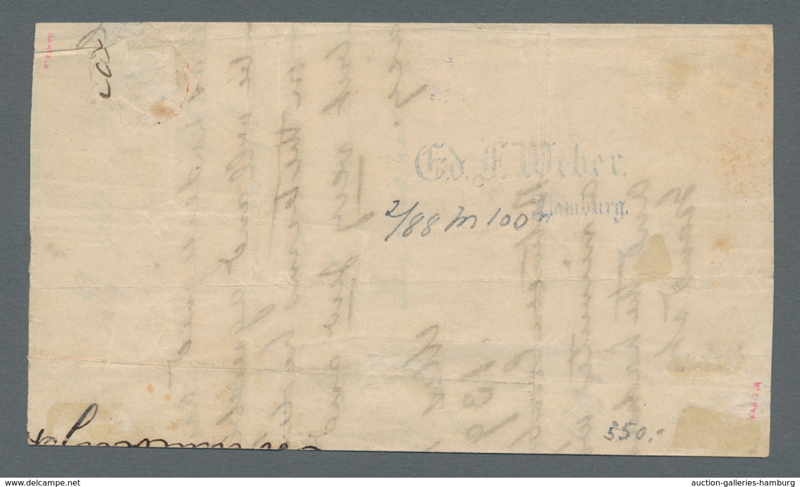 Vereinigte Staaten Von Amerika - Lokalausgaben + Carriers Stamps: 1853, "Swarts Dispatch" 2 C. Schwa - Locals & Carriers