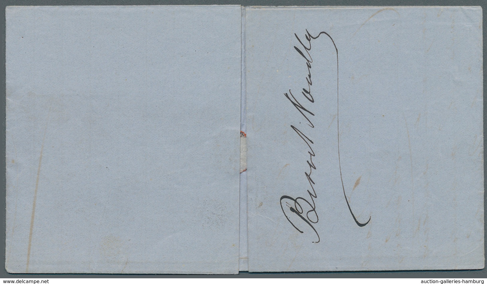 Frankreich: 1866, 40c. Orange And 80c. Carmine "Empire Dt." On Lettersheet From Paris To Havanna, Ob - Gebraucht