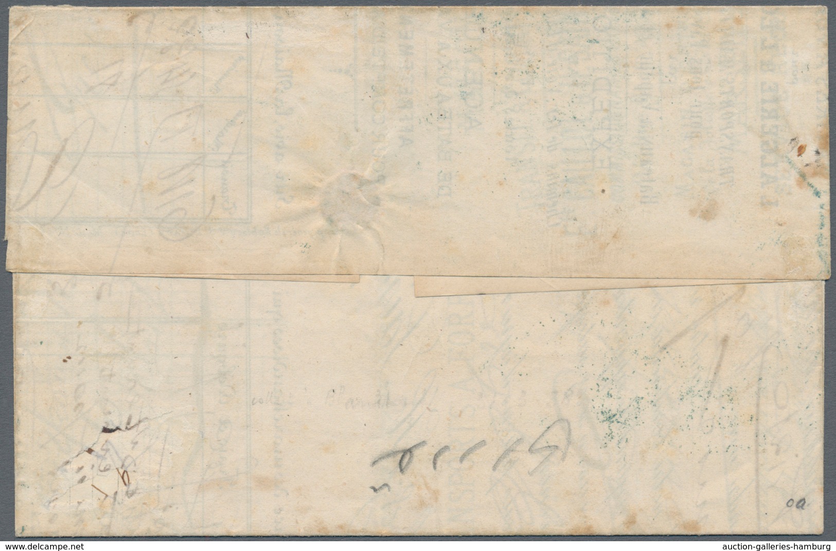 Frankreich: 1873, Ceres 80c. Rose On Lettersheet (some Ageing Marks - Irrelevant) From Marseille To - Gebraucht