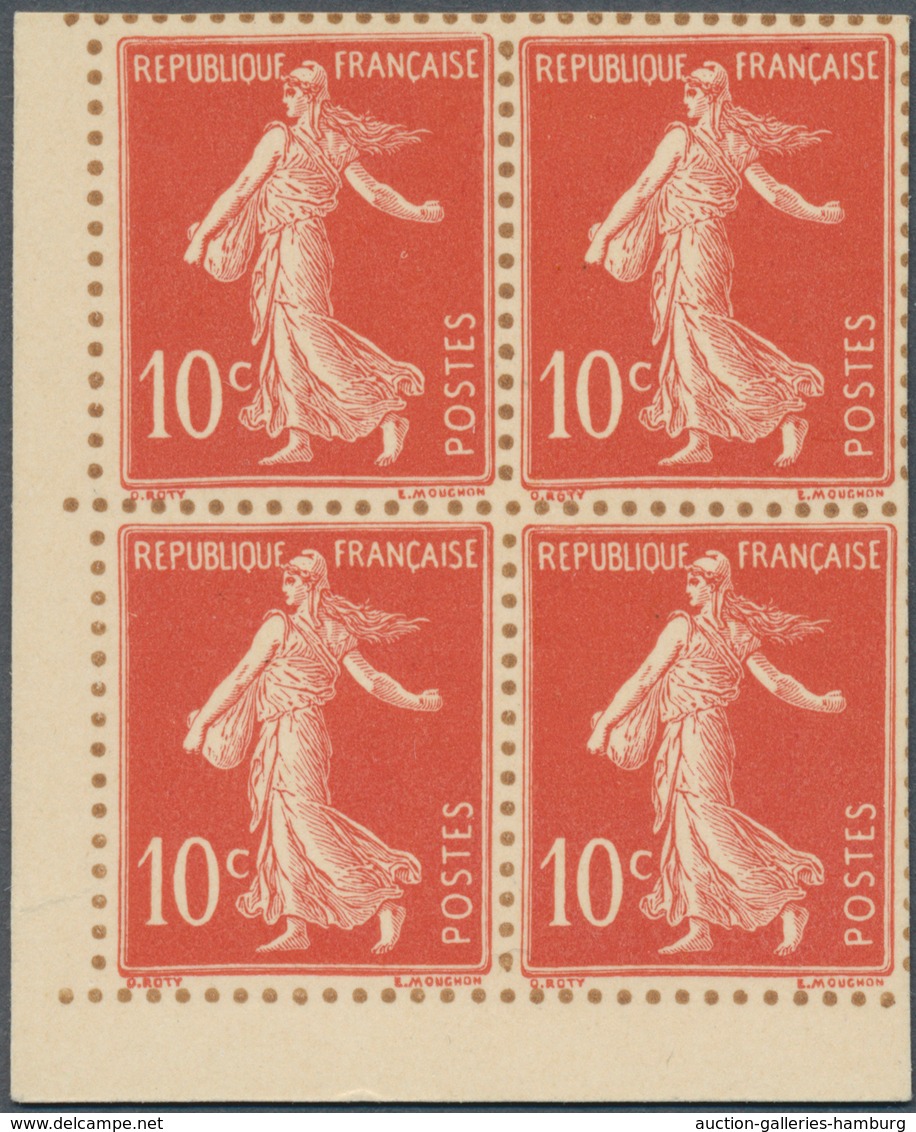 Frankreich: 1906, 10c. Red "Semeuse Camee", Special Edition On Bristol With Indicated Perforation, M - Gebraucht
