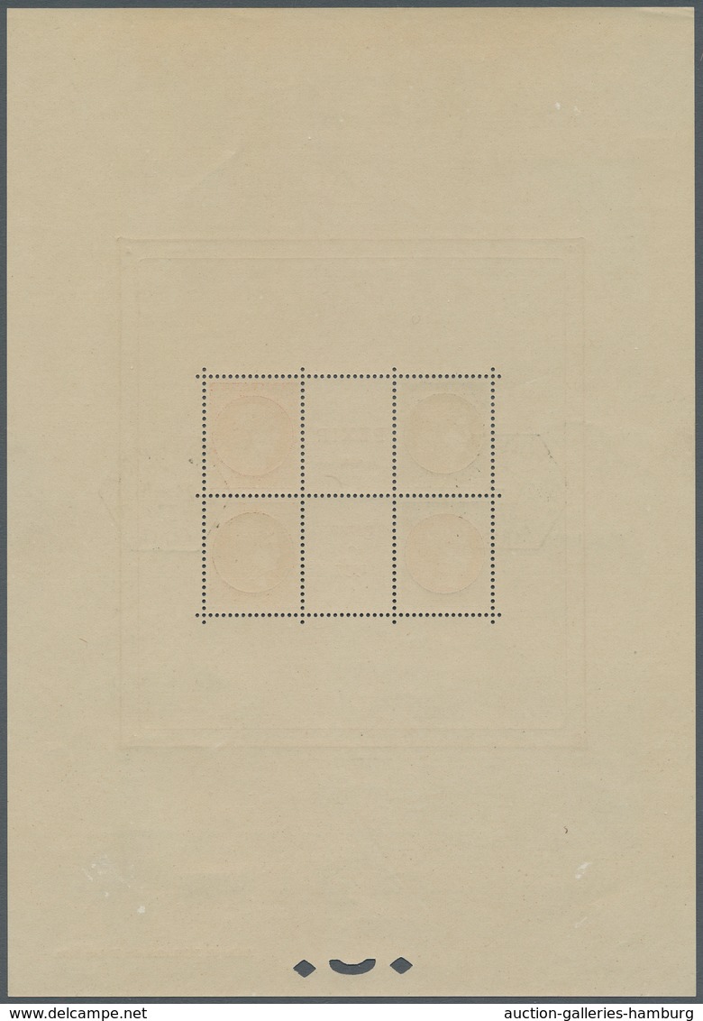 Frankreich: 1937, PEXIP Block With Two Special Postmarks 24.6.37, Small Stains And Minimal Folds In - Usados