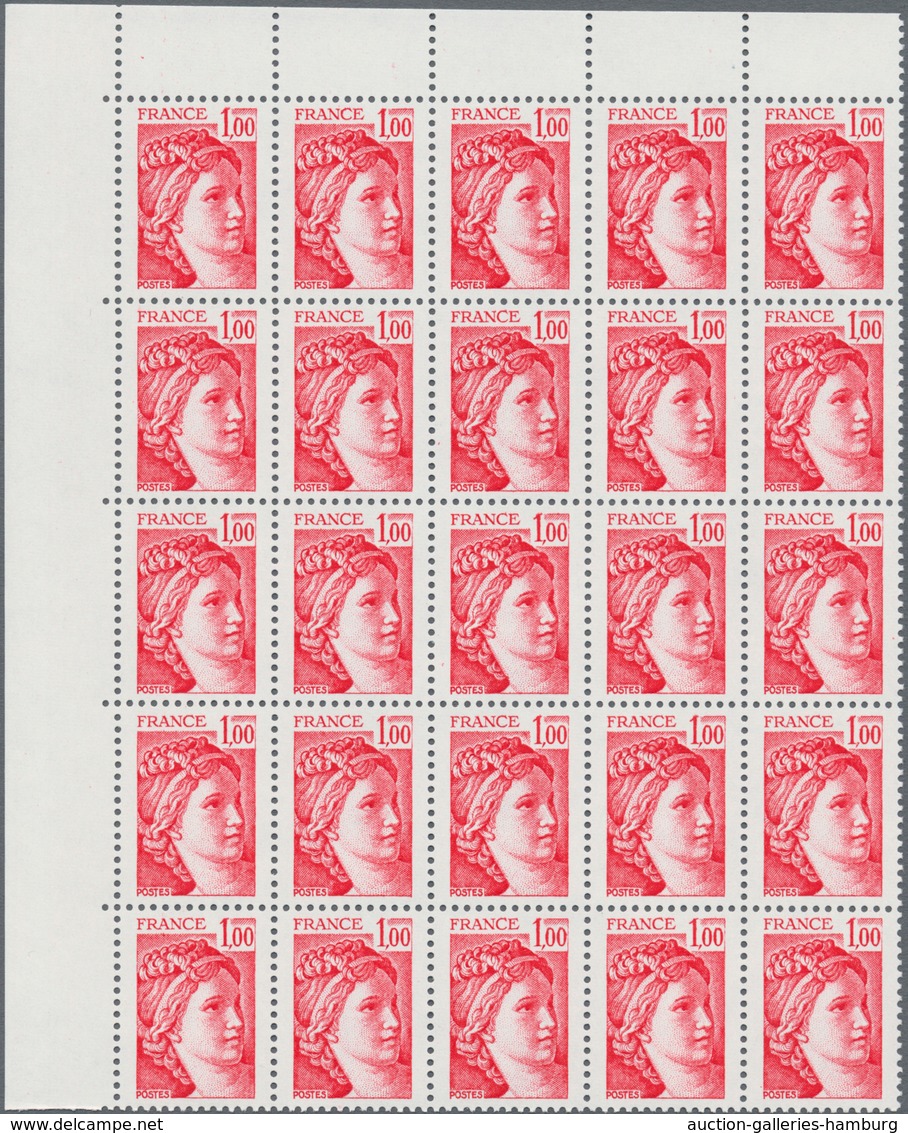 Frankreich: 1977, Definitives "Sabine De Gandon", MISSING PHOSPHOR (BRILLIANT GUM), 0.80fr. Bright G - Gebraucht