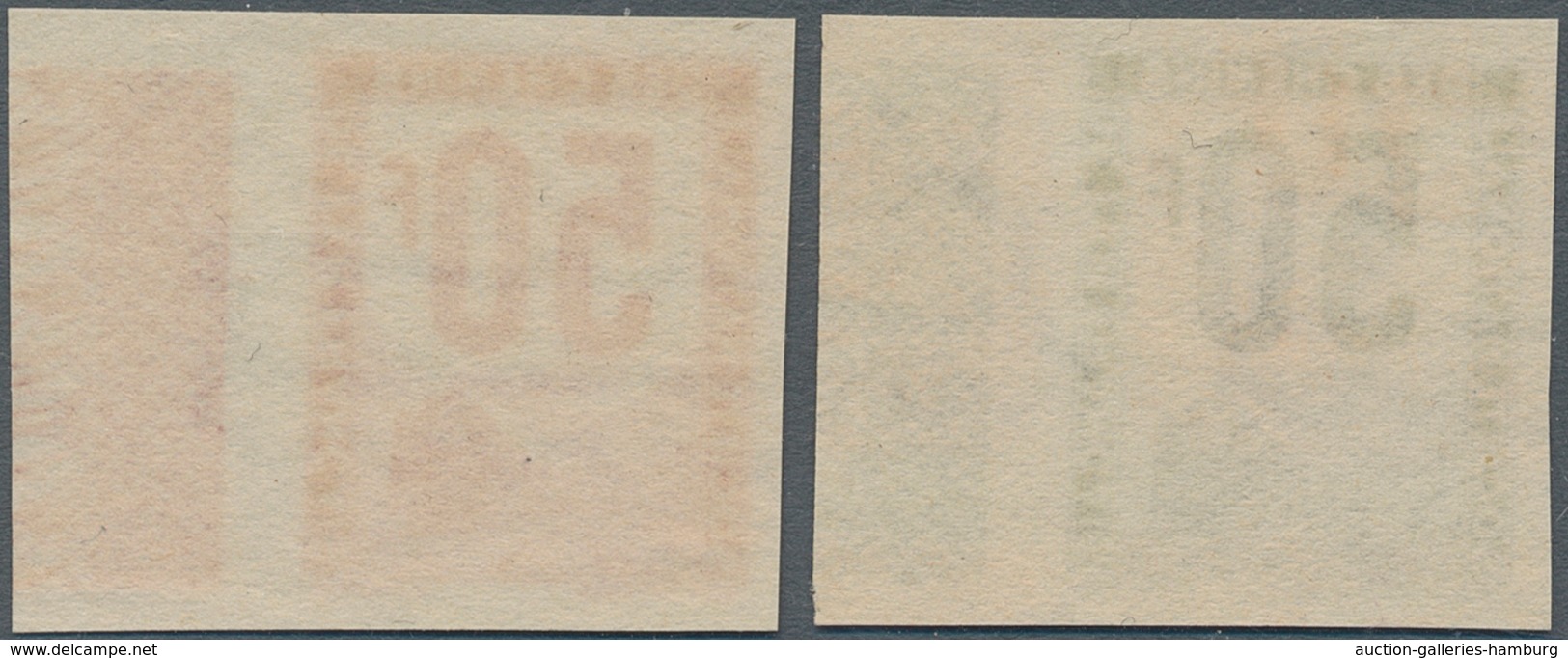 Frankreich - Postpaketmarken: 1944, Societe National Des Chemins De Fer Francais, 50fr. Red And 50fr - Other & Unclassified