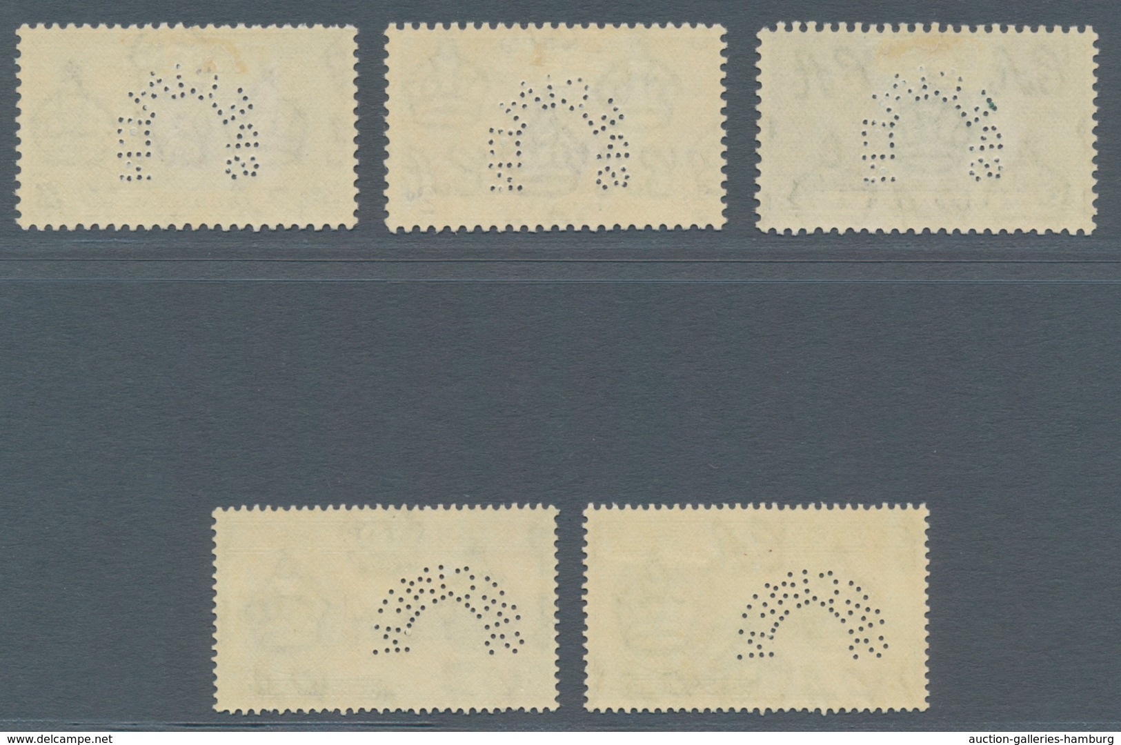 Gibraltar: 1937/1946, Coronation And Victory Issues Perforated 'SPECIMEN' Complete Sets Of Three (mi - Gibraltar