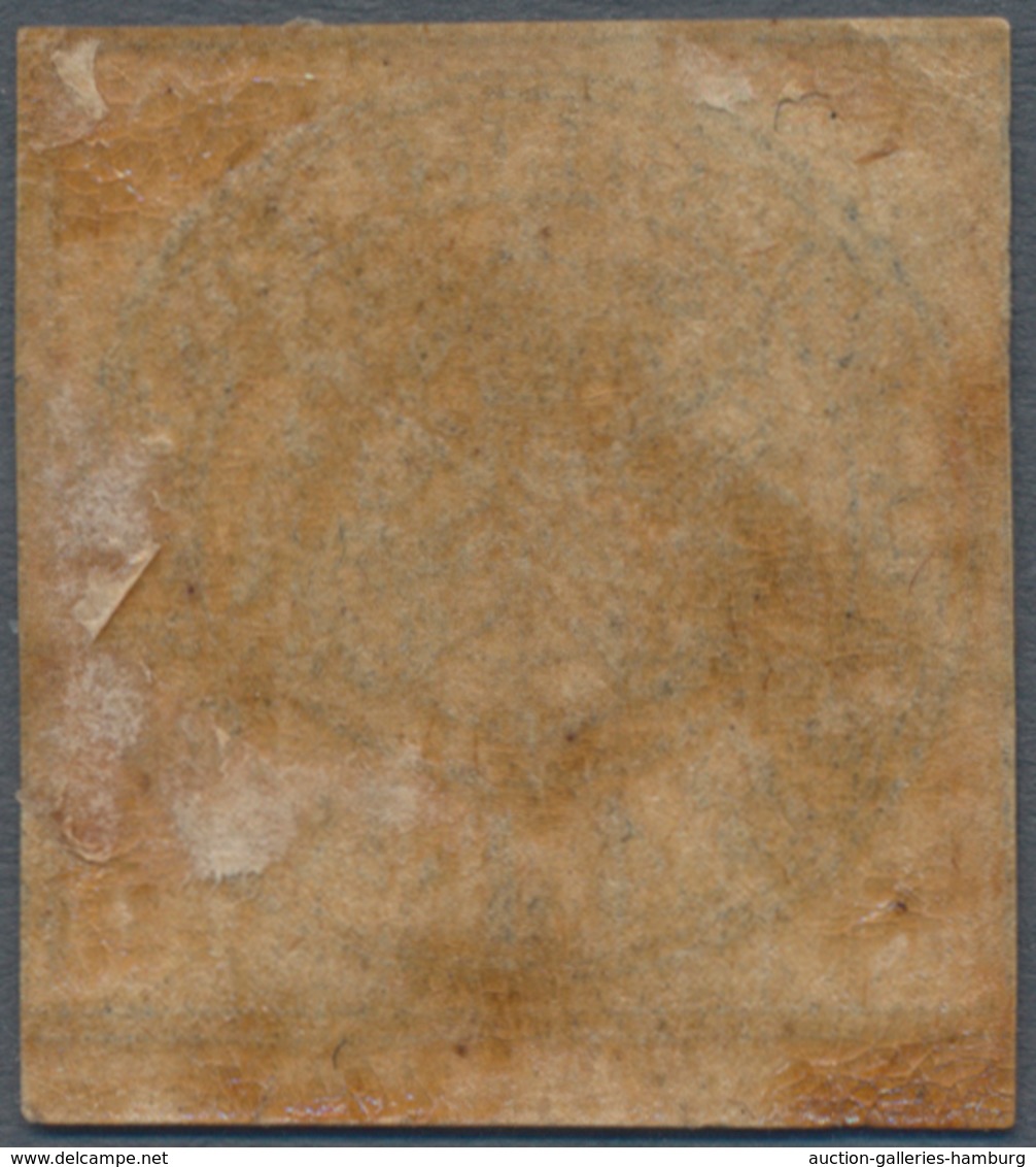 Italien - Altitalienische Staaten: Kirchenstaat: 1852, 4 Baj. Light Grey Brown, Mint With Large Part - Kirchenstaaten