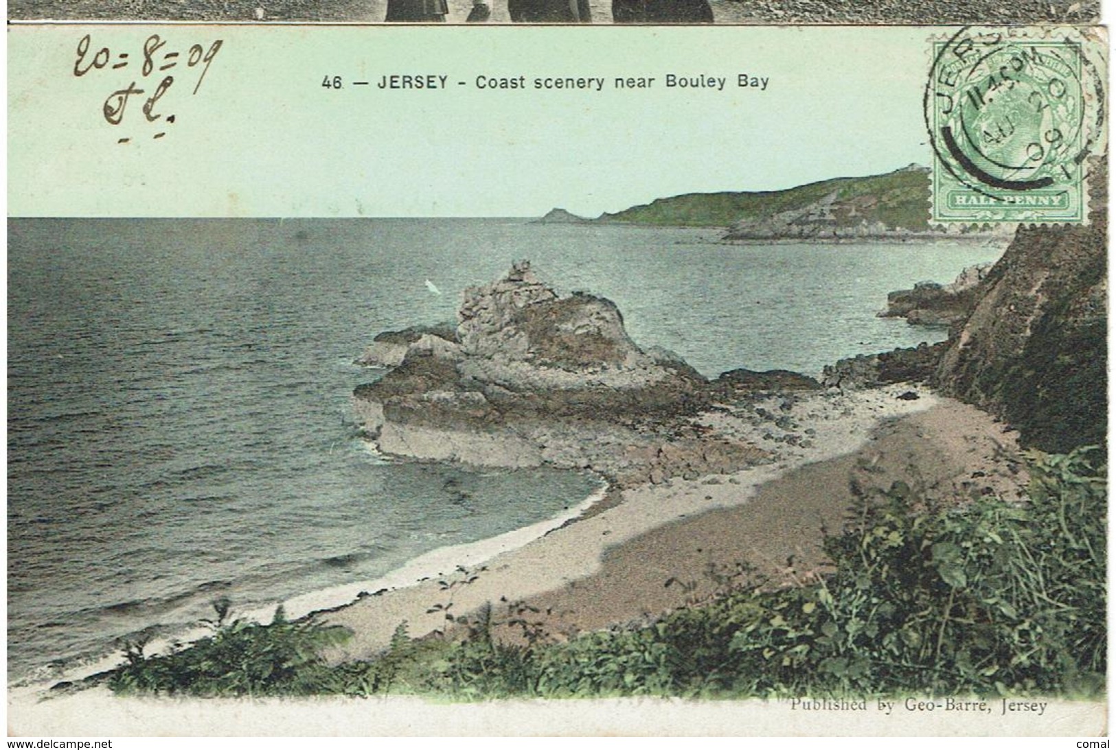 CC - CPA - ROYAUME UNI - JERSEY - Coast Scenary Near Bouley Bay - - Autres & Non Classés
