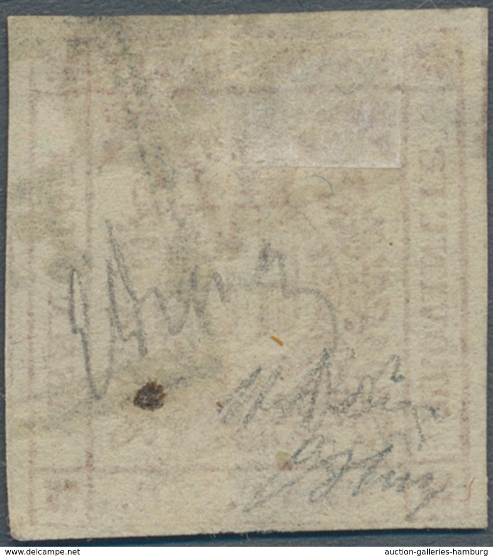 Italien - Altitalienische Staaten: Modena: 1859. Provisional Government. 40 Centesimi Carmine-brown, - Modena