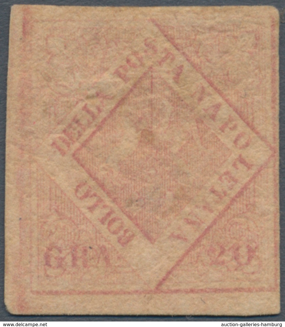 Italien - Altitalienische Staaten: Neapel: 1859, 20 Grana, Second Plate, Unused. Signed A. Diena, Ce - Neapel
