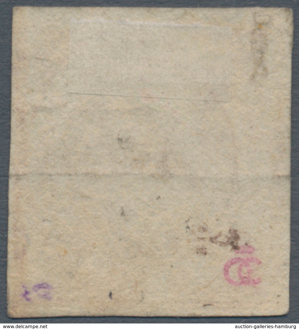 Italien - Altitalienische Staaten: Neapel: 1858, 50 Grana, Rose Brown, Unused Without Gum, Crossed B - Neapel