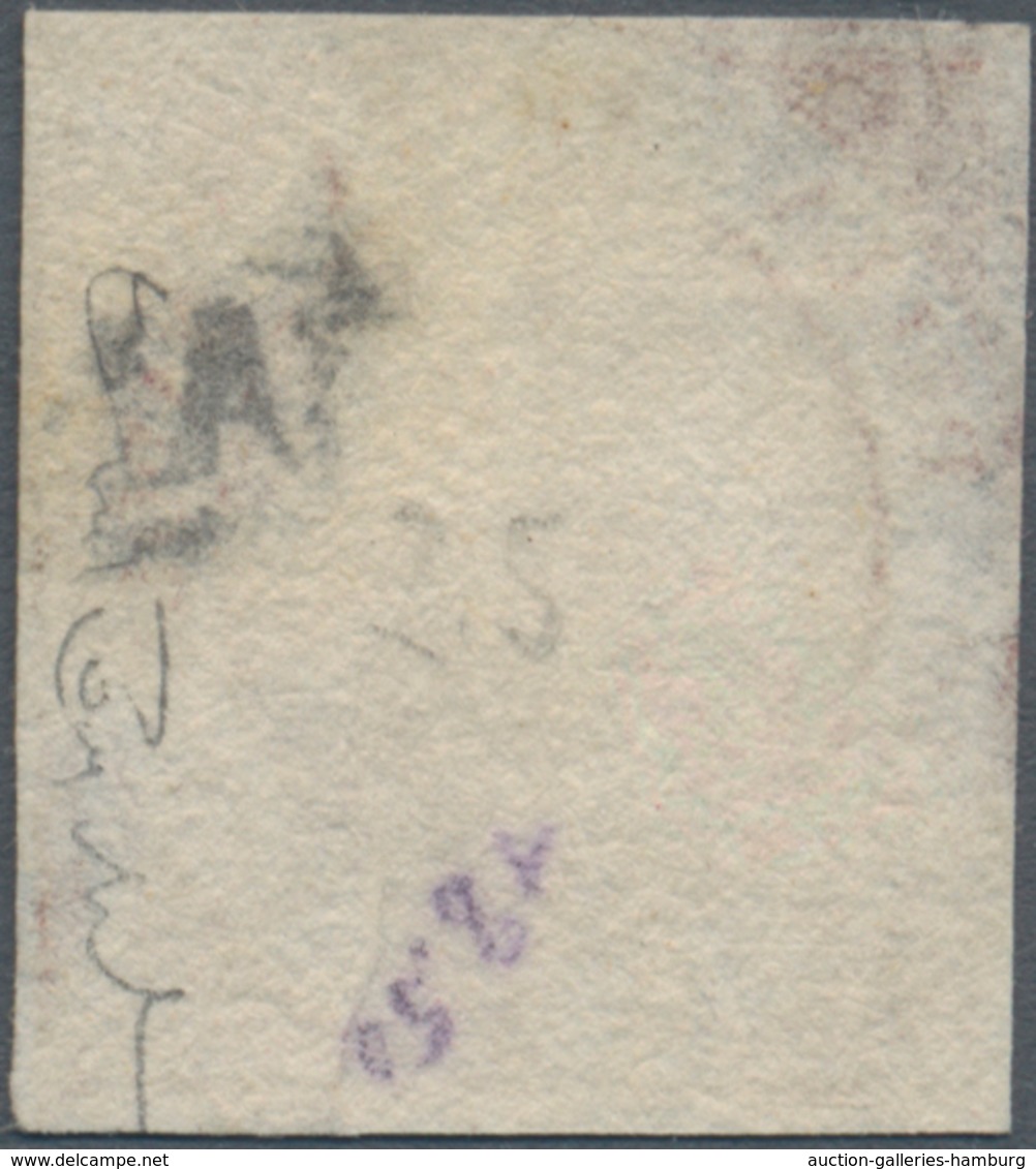 Italien - Altitalienische Staaten: Neapel: 1858, 50 Gr Rose-carmine Cancelled With Frame Postmark, O - Neapel