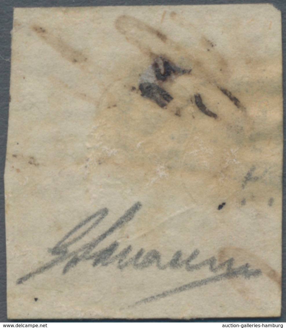 Italien - Altitalienische Staaten: Neapel: 1861, 20 Gr Yellow Cancelled, Three Sides Full Margins, T - Neapel