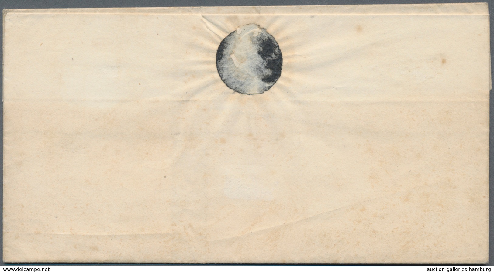 Italien - Altitalienische Staaten: Sardinien: 1851, 20c. Blue, Fresh Colour, Cut Into To Full Margin - Sardinien