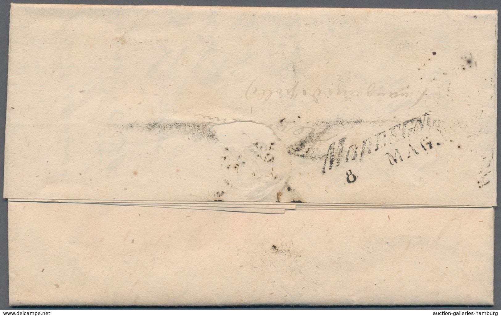 Italien - Altitalienische Staaten: Sardinien: 1855, Victor Emanuel 10 C Grey-brown (sephia Grigiastr - Sardegna