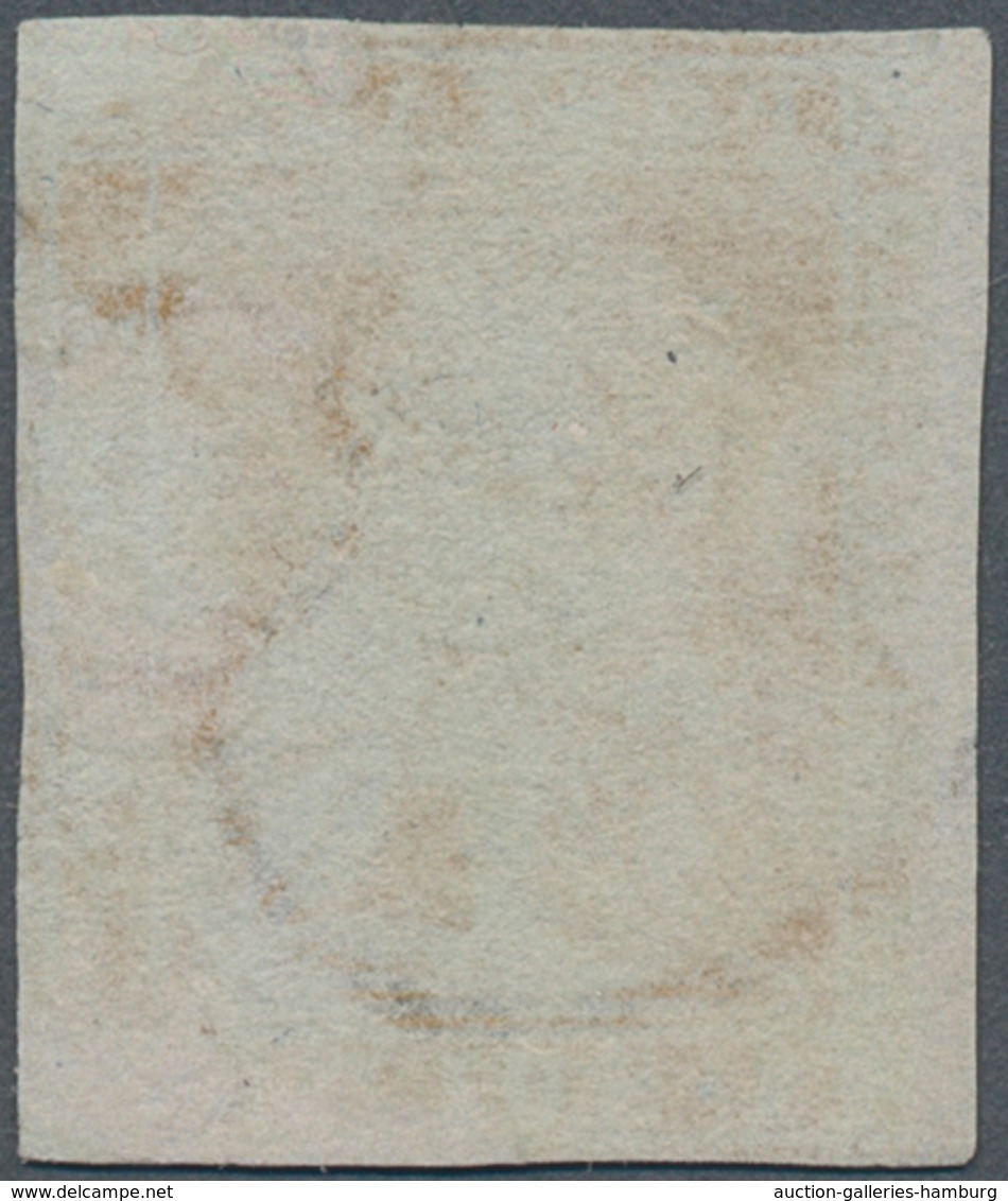 Italien - Altitalienische Staaten: Toscana: 1851, 1so. Ocre On Grey Paper, Fresh Colour, Touched To - Tuscany