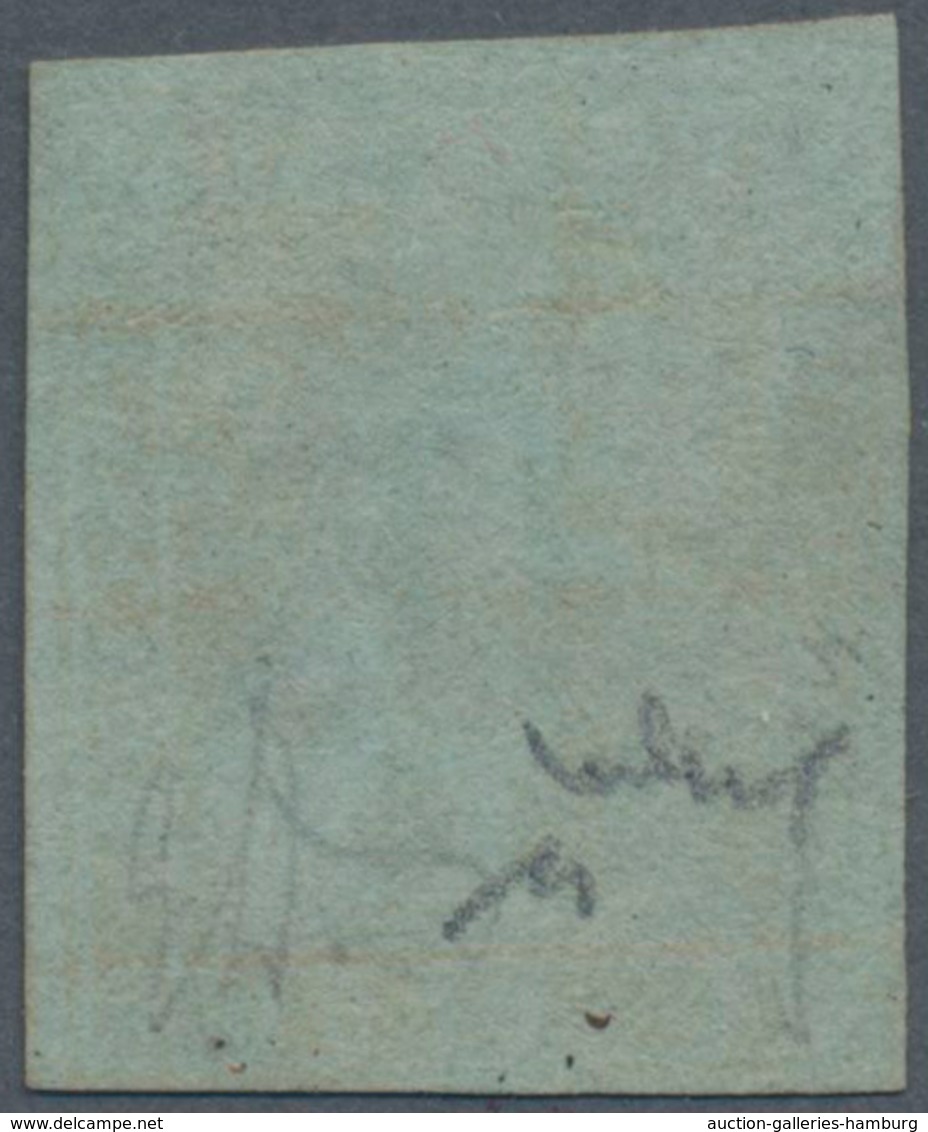 Italien - Altitalienische Staaten: Toscana: 1851, 1 So Lime Cancelled With Dotted Postmark And In Go - Toscane