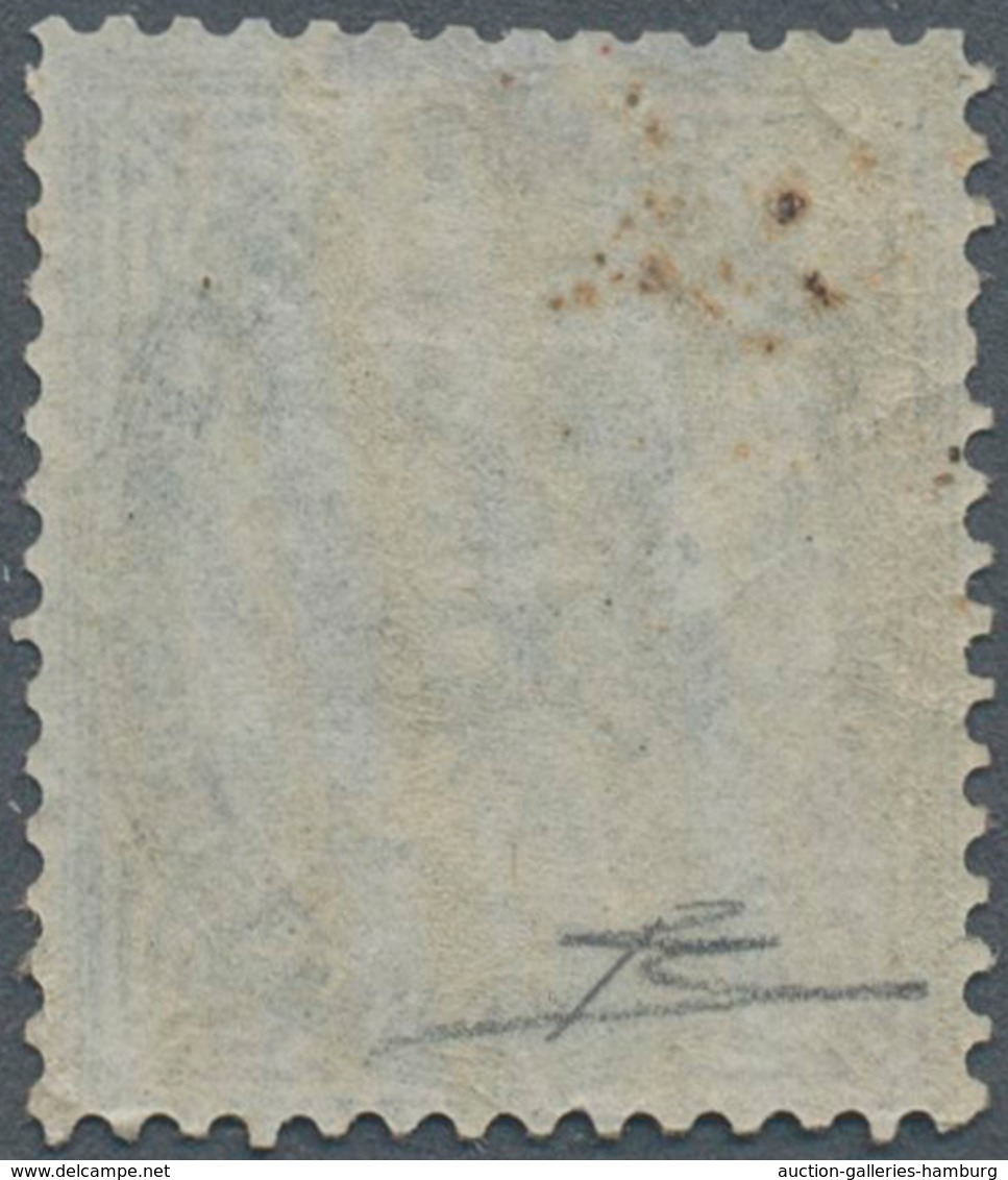 Italien: 1863, 5c. Greyish Olive, London Printing, Fresh Colour, Good Centering, Normally Perforated - Ungebraucht