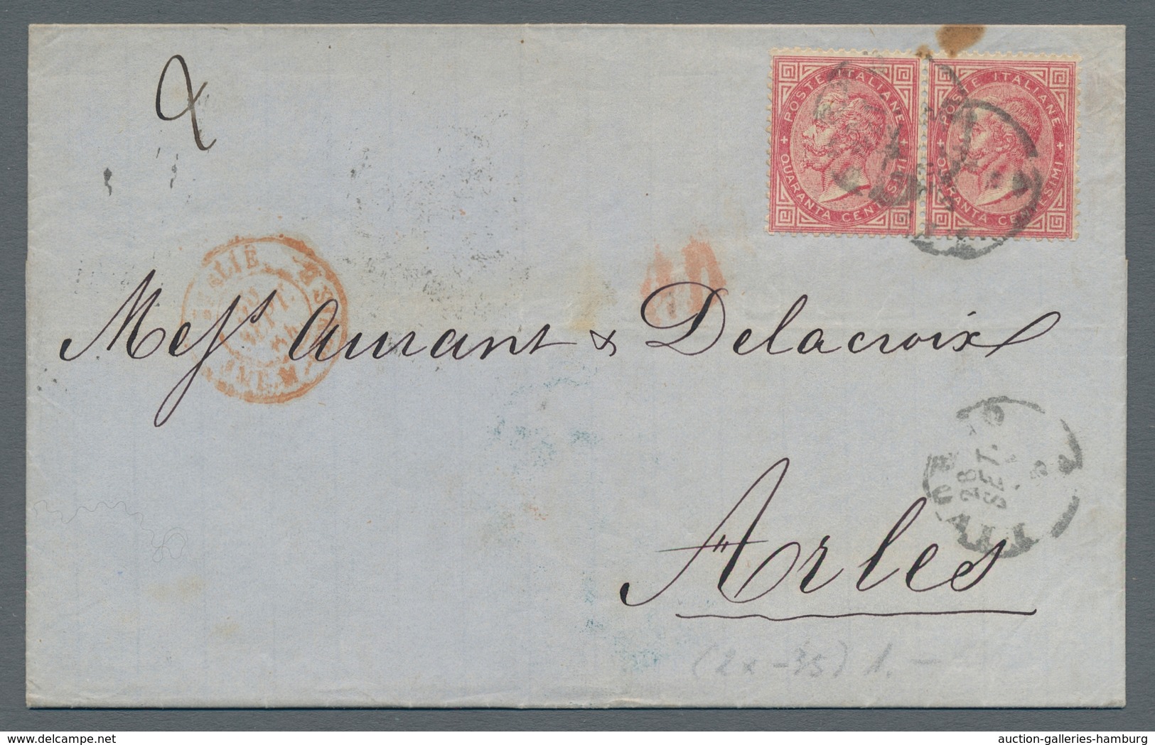 Italien: 1864-1873, Three Interesting Documents With Different King Victor Emanuel II Frankings: Pai - Mint/hinged