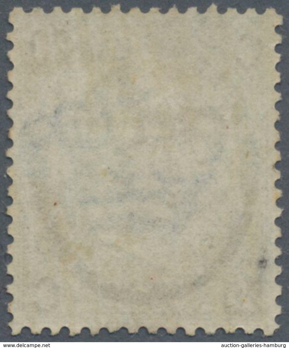 Italien: 1865, 20 C Overprint Of 15 C Dull Blue Unused With Original Gum (Sass. 1.750.-) ÷ 1865, 20 - Mint/hinged