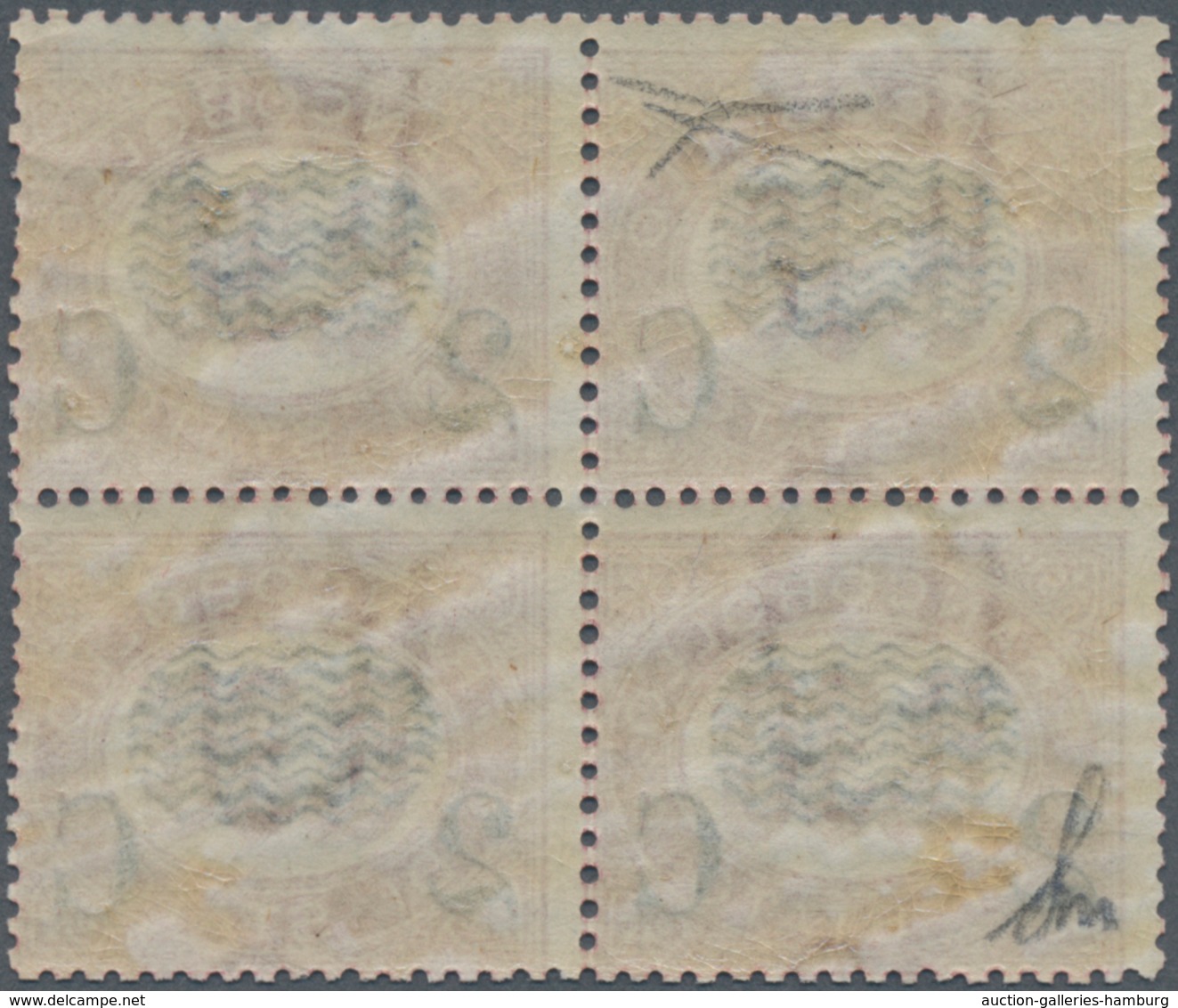 Italien: 1878, 2 C On 0,30 L Brown-lilac, Block Of 4, Fresh Color, VF Mint Never Hinged Condition. C - Nuevos