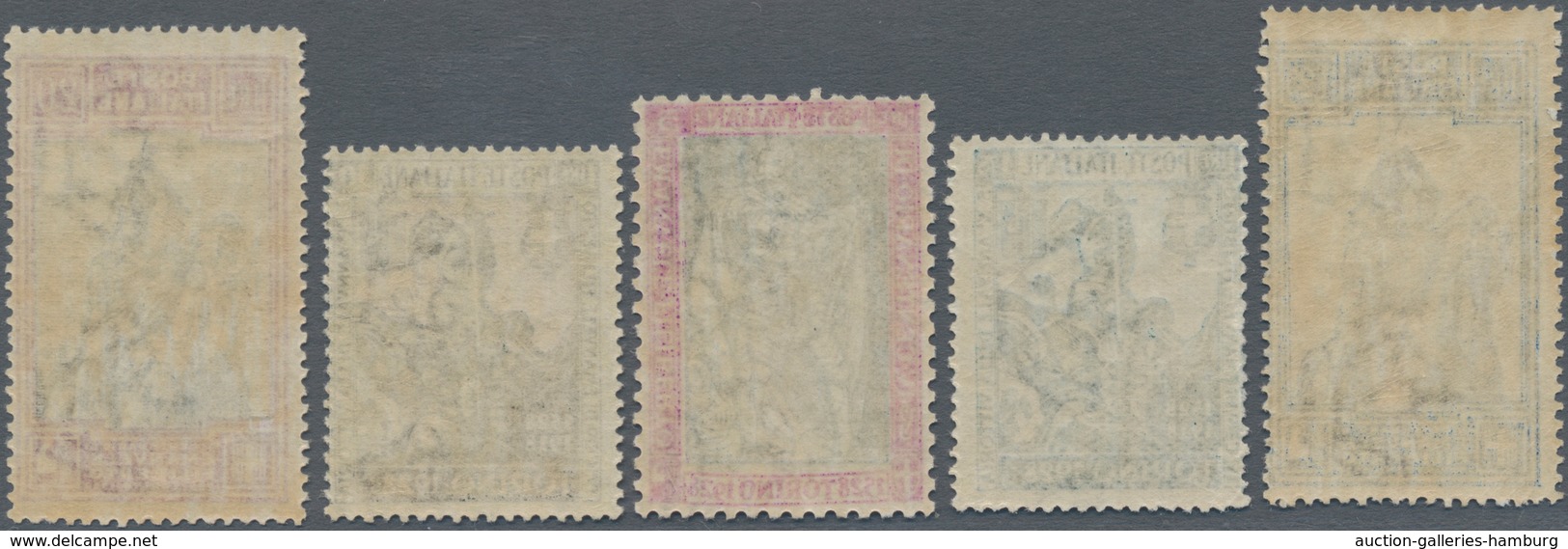 Italien: 1928, 20 C To 20 L Compl. Set Mint Never Hinged (Sass. 1.500.-) ÷ 1928, 20 C Bis 20 L Kpl. - Mint/hinged