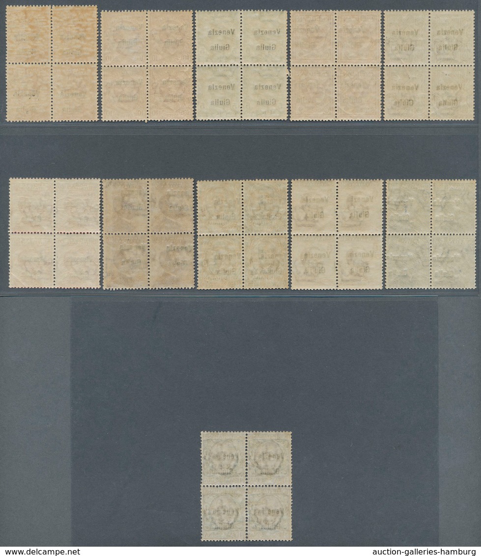 Italienische Besetzung 1918/23 - Julisch-Venetien: 1918/1919, 1c. To 1l., Complete Set Of Eleven Sta - Venezia Giulia