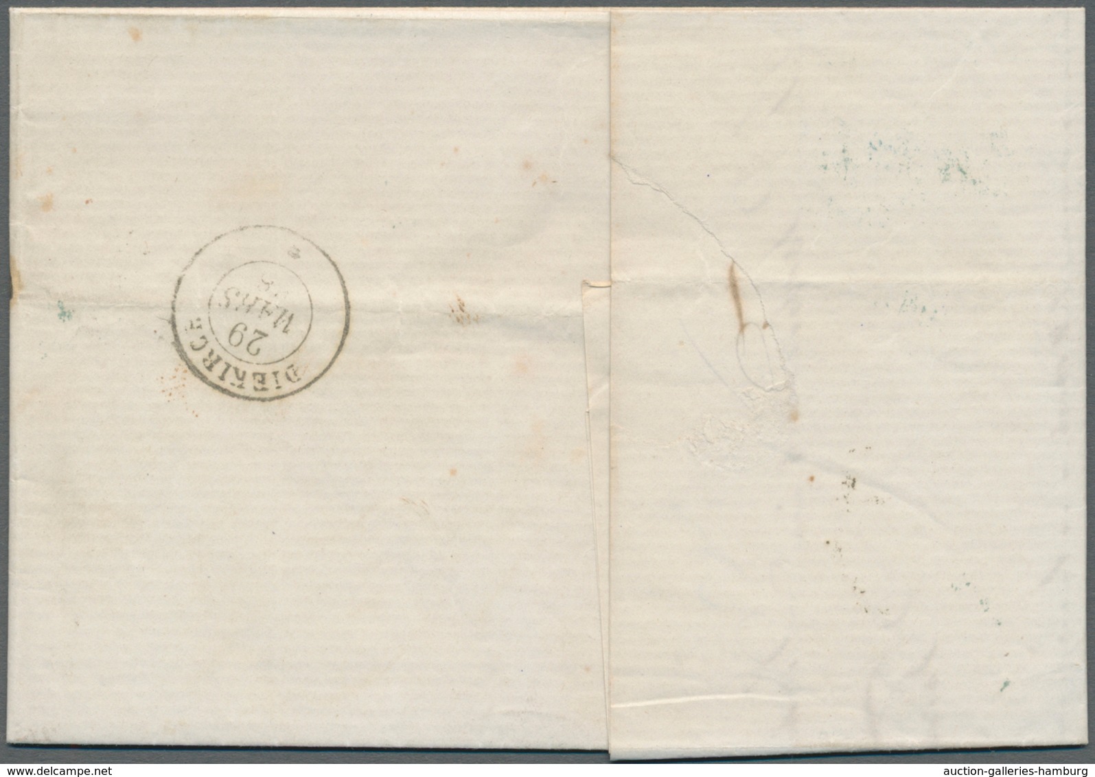 Luxemburg - Besonderheiten: 1865/71, Incoming Mail: Drei Kabinett-Briefe Aus Gleicher Korrespondenz - Other & Unclassified