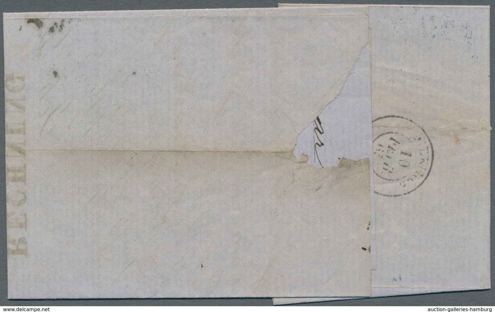 Luxemburg - Besonderheiten: 1865/71, Incoming Mail: Drei Kabinett-Briefe Aus Gleicher Korrespondenz - Other & Unclassified