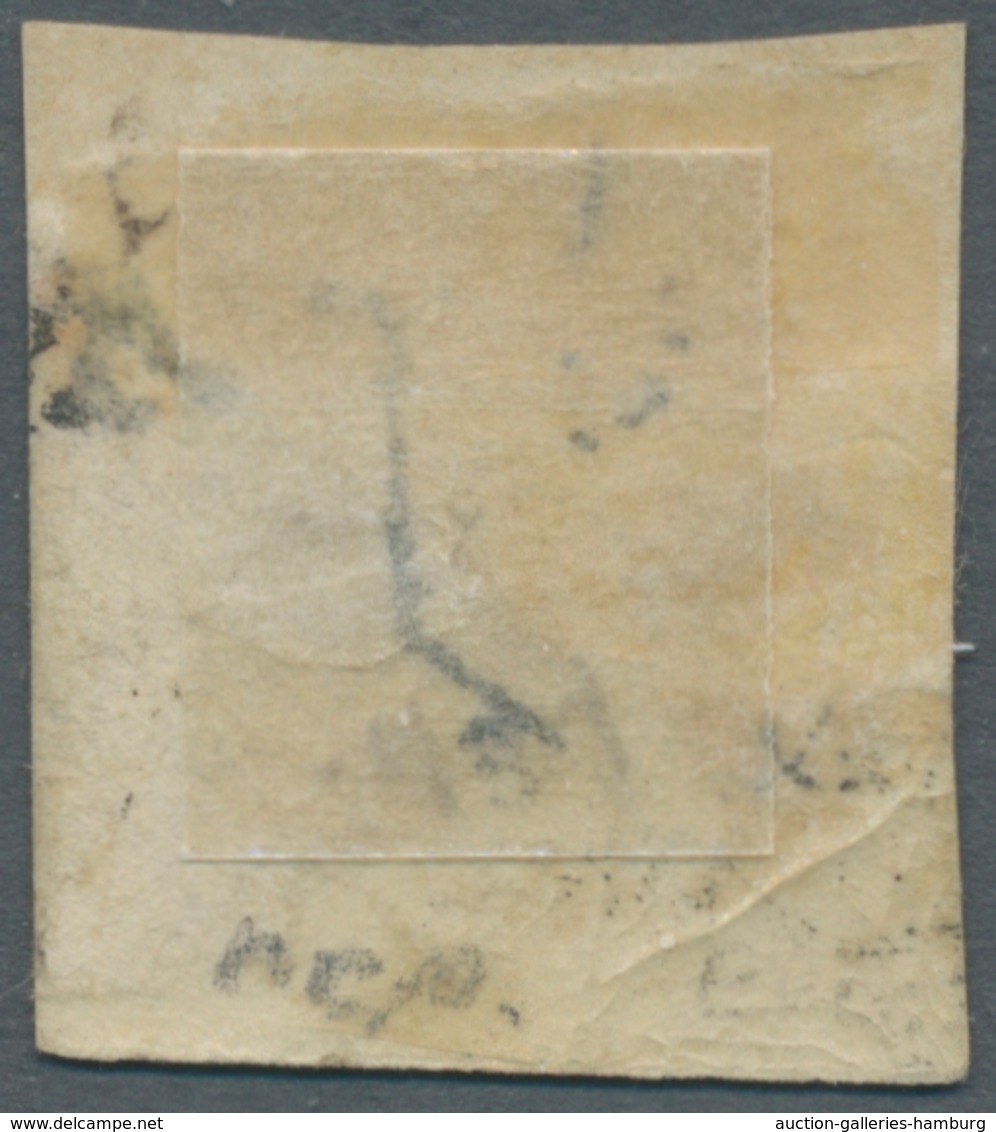 Österreich: 1851, Rosa Merkur Mit Zeitungs-Expeditionsstempel Von LINZ. Repariert, Etwas 1/3 Des Mar - Used Stamps