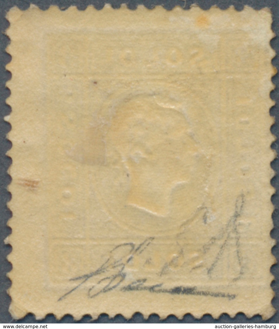 Österreich - Lombardei Und Venetien: 1859, 3 So. Schwarz, Type II, Farbfrisches Exemplar In Meist Gu - Lombardo-Venetien