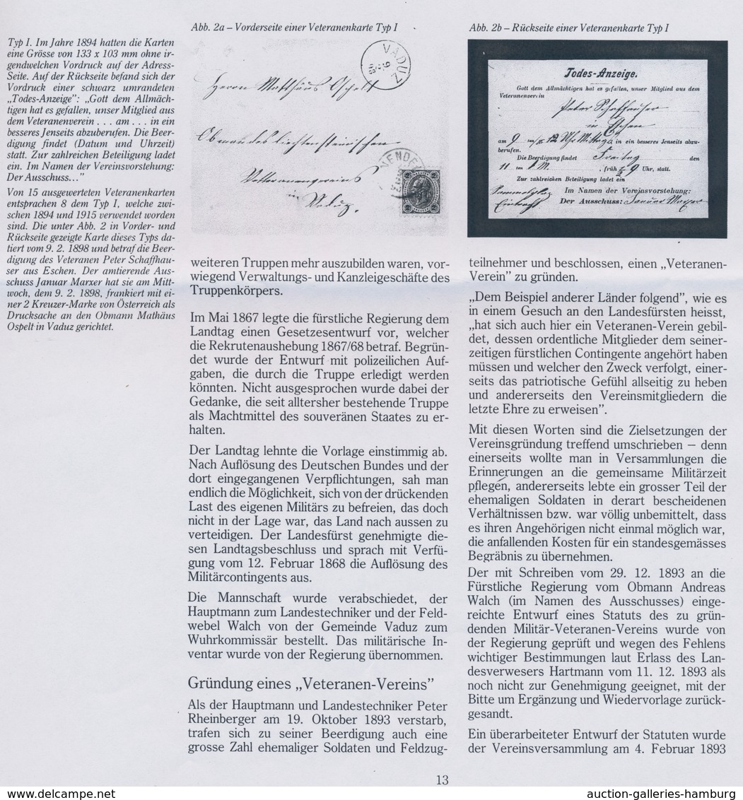 Österreich - Verwendung In Liechtenstein: 1904, 3 H. Kaiserkopf Gelbbraun Mit Lack Auf Todes-Anzeige - Sonstige & Ohne Zuordnung