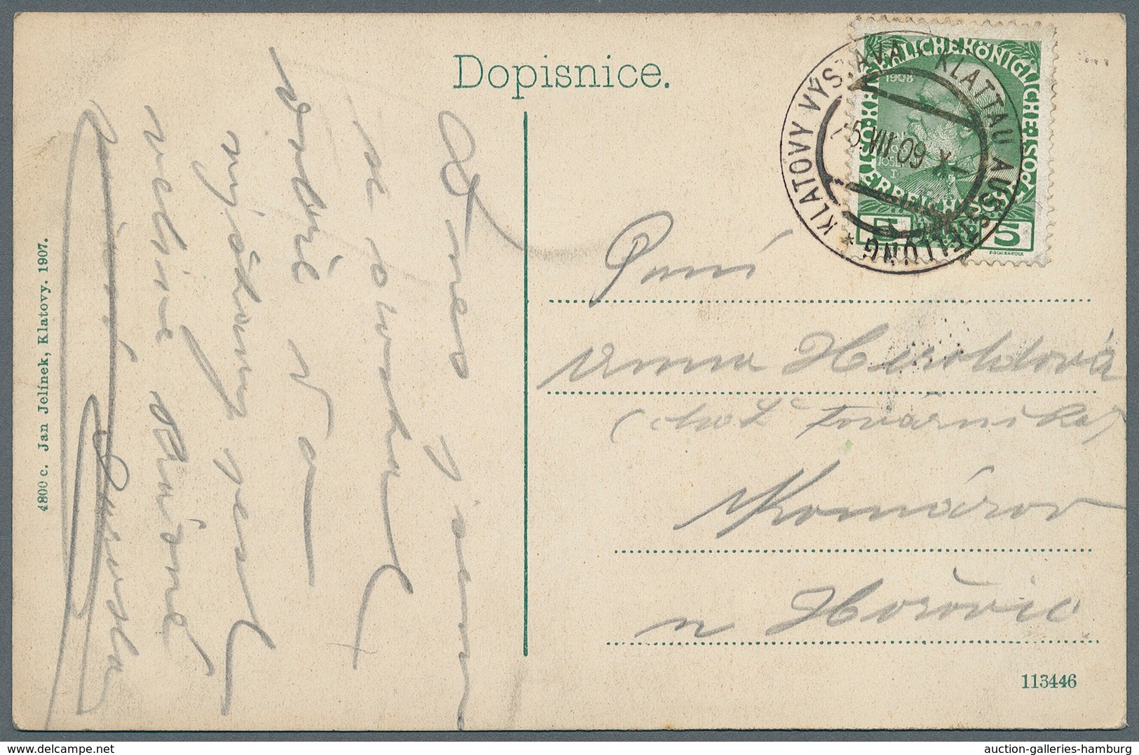 Österreich - Sonderstempel: 1909 (1.-25.7.), Drei Ansichtskarten (davon Eine Mit Dem Ausstellungsgel - Franking Machines (EMA)